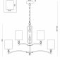 Подвесная люстра Freya Riverside FR1007PL-12BS