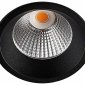 Встраиваемый светодиодный светильник Italline IT08-8035 black 3000K