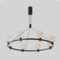 Люстра Crystal Lux DUET SP56W LED BLACK