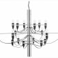 Подвесная люстра Loft IT Gino 10196/650 Chrome