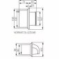 Подсветка лестницы Kanlux KORNAT DL-LED24B 7741