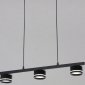 Подвесная люстра Reluce  79490-0.4-03 Black