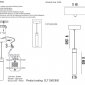 Подвесной светодиодный светильник Crystal Lux CLT 036C800 GO