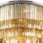 Подвесная люстра DeLight Collection 1920s Odeon KR0387P-10A chrome/amber