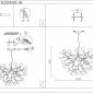 Потолочная люстра EVOLUCE Avola SLE250102-36