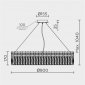 Подвесная люстра  ML.7084.800 CR