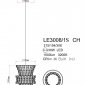 Подвесной светильник Aurelie LE3008/1S CH