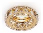 Встраиваемый светильник Ambrella light Crystal K112 CL/G