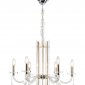 Подвесная люстра Crystal Lux AURELIO SP6 GOLD+CHROME/TRANSPARENT
