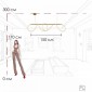 Подвесной светильник Loft IT Thread 10388P/B Brass