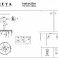 Потолочная люстра Freya Porto FR5104PL-08BS3