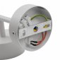 Светильник настенный Feron HL4600  OPAL 12W, 230V, GX53, белый