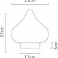 Интерьерная настольная лампа Dune D86B0101