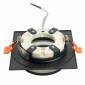 Светильник встраиваемый Feron DL503 LUNA потолочный GX53 черный квадрат 51092