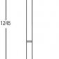 Наземный фонарь CAIOR 1 81506/18 Bl