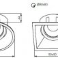 Точечные светильники Kanlux IVRI DTO-W 26736