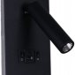 Настенный светодиодный светильник Reluce 86204-9.2-001KT LED12W+USB BK