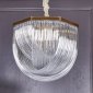 Подвесная люстра Murano Glass A001-554 L9 brass/clear