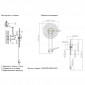Бра Crystal Lux Cancion AP8W Led