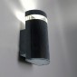 Светильник садово-парковый Feron.ONE DH1701-P, на стену вверх,  GU10 220-240V, черный пластик