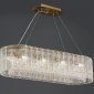 Подвесной светильник Newport 10820/90 brass oval М0064784