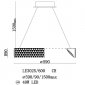 Подвесная люстра Aveline LE3025/600 CH