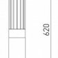 Наземный высокий светильник Elektrostandard Peak 35196/F