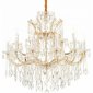 Подвесная люстра iLamp Diamond 6071-18 GD+CL