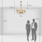 Подвесная люстра MW-Light Вирджиния 444012308