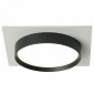 Светильник встраиваемый Feron DL506 потолочный GX53 белый + черный квадрат 51359