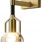 Бра DeLight Collection Wall lamp 8960-1W brass/clear