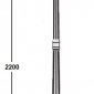 Наземный фонарь BARSELONA 81209A/10 down cover Gb