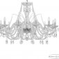 Подвесная люстра Bohemia Ivele Crystal 105 105/12/360 Ni