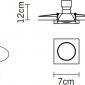 Точечный светильник Venere D55F1311