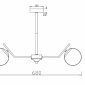 Потолочная люстра Freya Moon FR5173PL-06BS