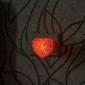 Настенный светодиодный светильник (10325) Uniel DTL-309-Сердечко/Red/1LED/0,1W
