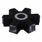 Архитектурная подсветка Reluce 08231-9.2-007U LED4W+6*3W RGB BK