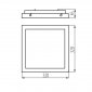 Потолочный светодиодный светильник Kanlux TYBIA M 25W-NW-SE B 24647