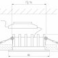 Встраиваемый светодиодный светильник Elektrostandard Combi 25067/LED a069005