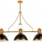 Подвесная люстра Lumina Deco Ettore LDP 710-3 BK+MD