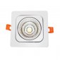 Встраиваемый светодиодный светильник Lumina Deco Fostis LDC 8065-SS-10WCOB-L120*W120 WT