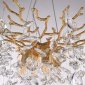 Подвесная люстра Arte Milano Веточка 230110.480.6.E14.D GD