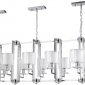 Подвесная люстра Crystal Lux Nicolas SP12 L1600 Nickel/White
