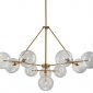 Потолочная люстра DeLight Collection Globe Mobile KG0965P-10B brass
