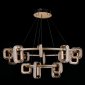Подвесная люстра Theona LE7701/10+5 Grey/Gold
