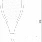 Бра Eurosvet Cosmic 50285/1 золото