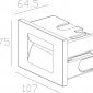 Встраиваемый светильник Deko-Light Yvette I A 763004