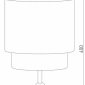 Интерьерная настольная лампа TK Lighting Boho 6565 Boho White
