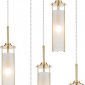 Подвесная люстра Indigo Torcia 11038/5PL Brass V000417