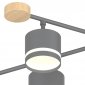 Потолочная люстра  78730-0.3-06 GX53 GREY+WOOD